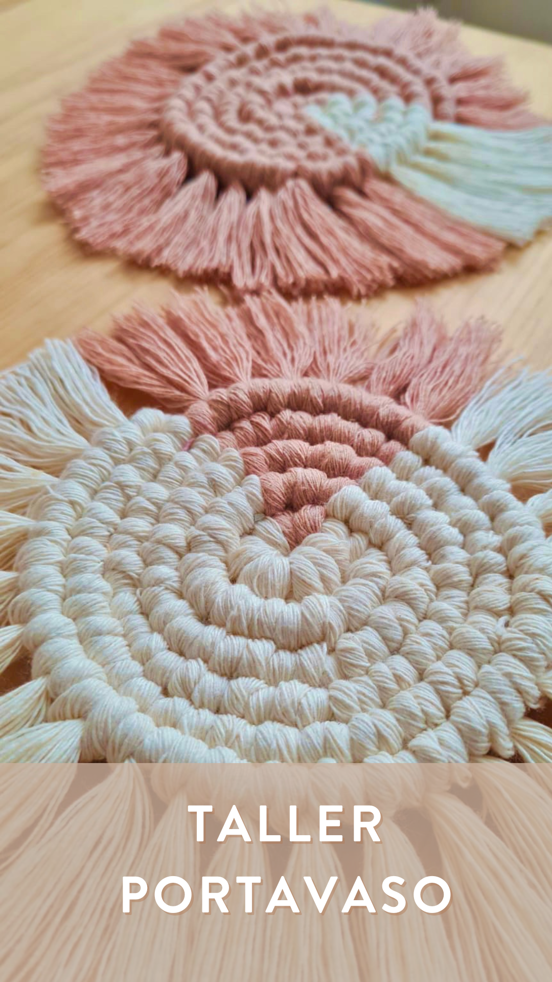 Taller de Portavaso de Macramé