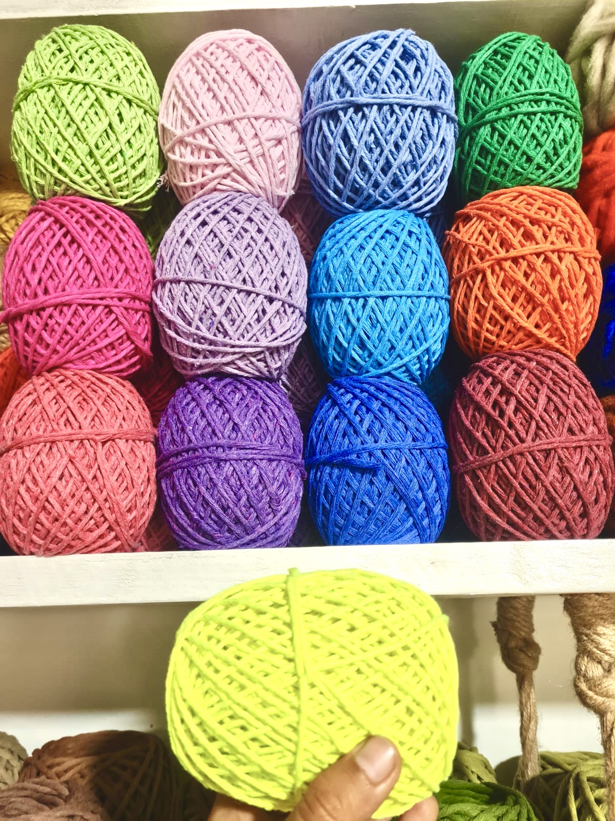 Hilaza de algodón 2 mm