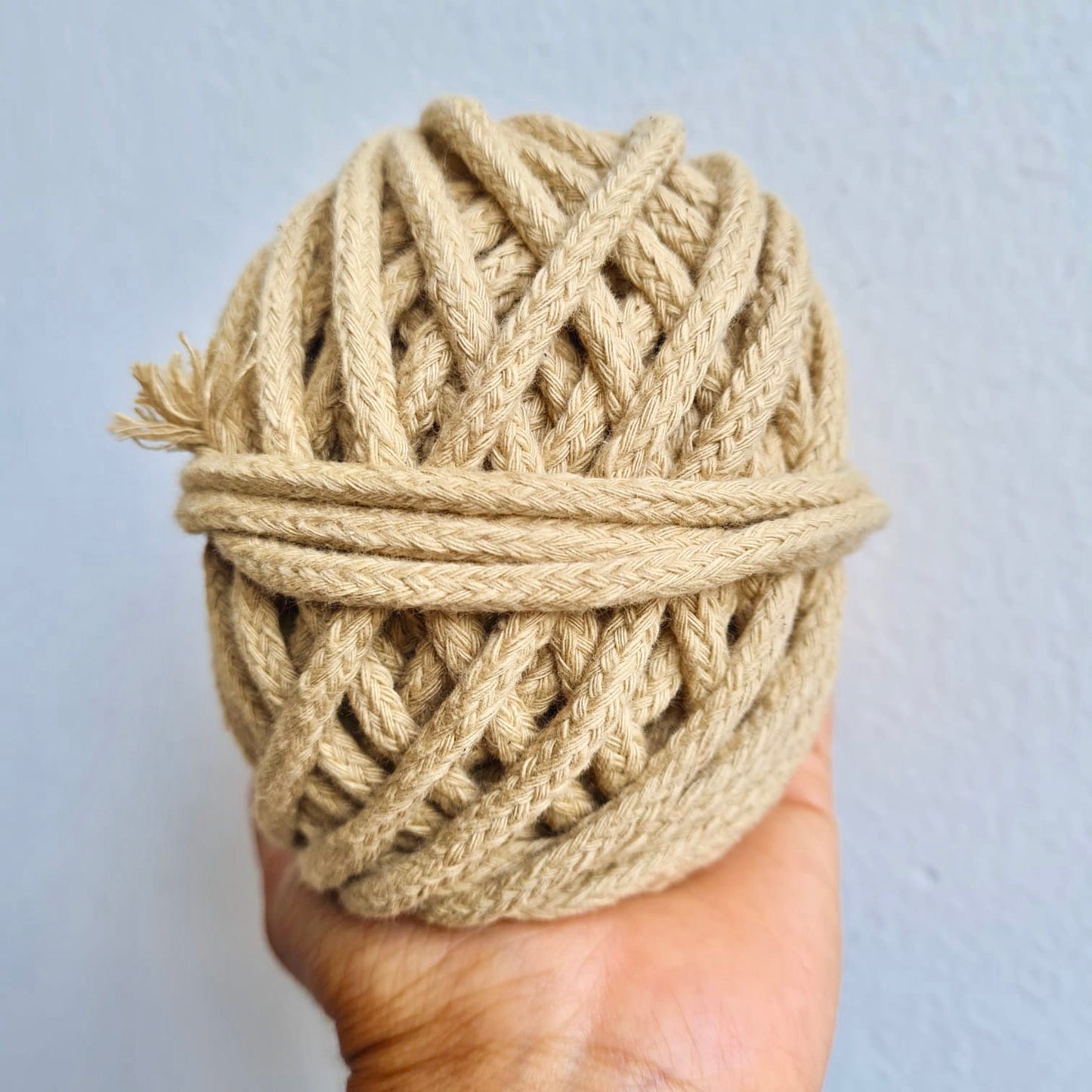 Cuerda de algodón TEÑIDA - 5 mm