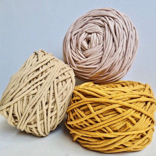 Cuerda de algodón TEÑIDA - 5 mm