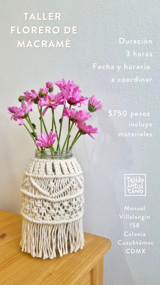 Taller de MACRAMÉ - FLORERO