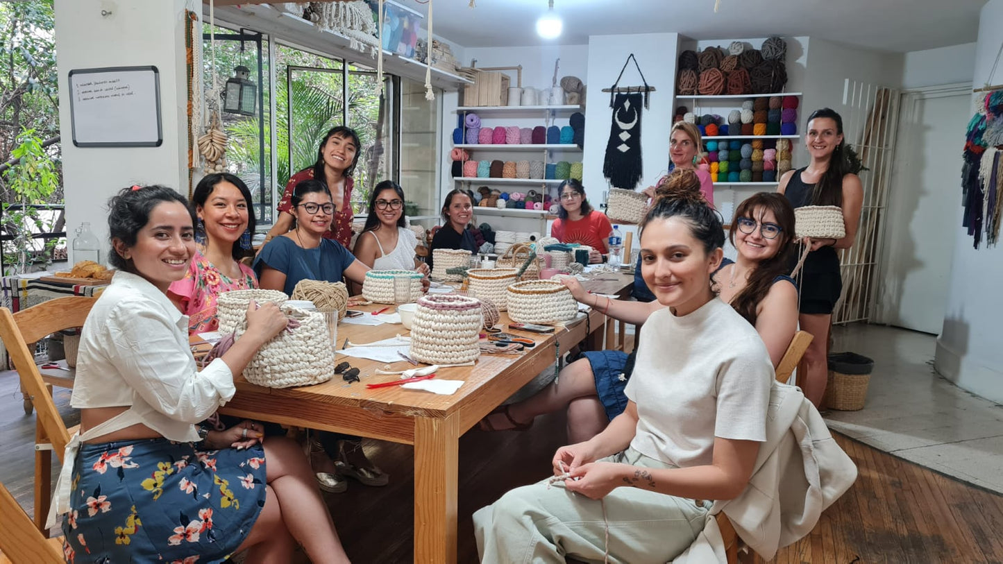 Taller de Canasta a Crochet