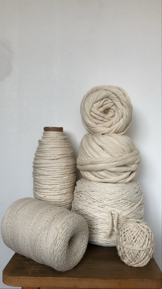 Hilaza cruda - 1, 2, 6 y 8 mm