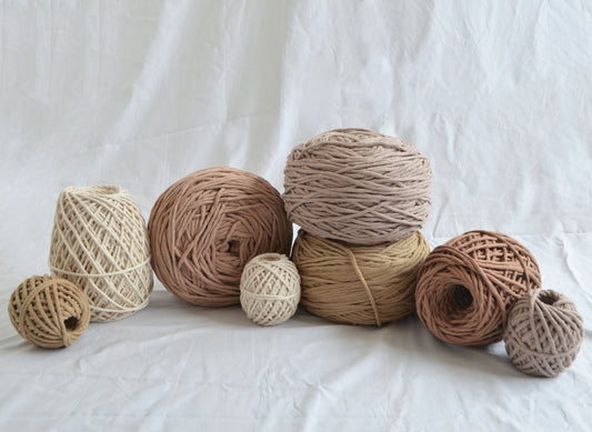 Hilaza 4 mm Y Cuerda 5 mm - NUDE